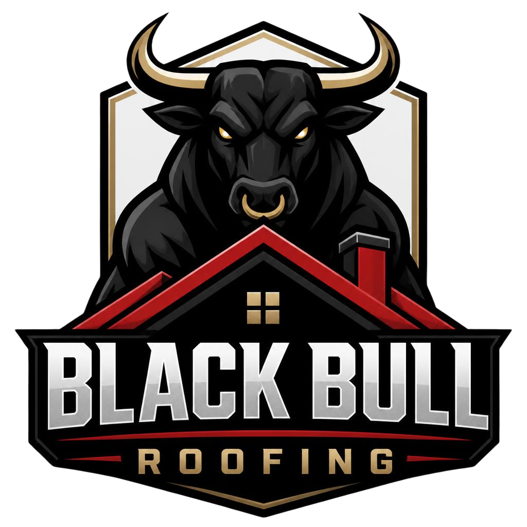 Black Bull Roofing bull logo